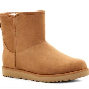 UGG Cory ll Chestnut Sheepskin Suede Wedge Boots